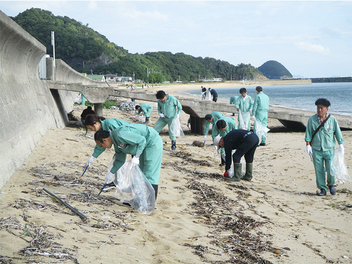 海岸清掃