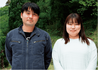 「森の息吹」施設長の森下さん（左）とスタッフの浅井久美さん