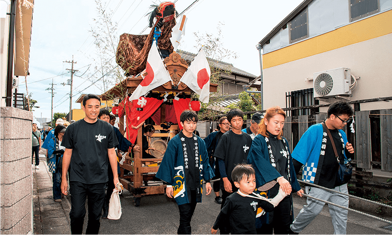 昨年の会下天満神社例大祭