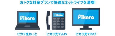 おトクな料金プランで快適なネットライフを満喫!