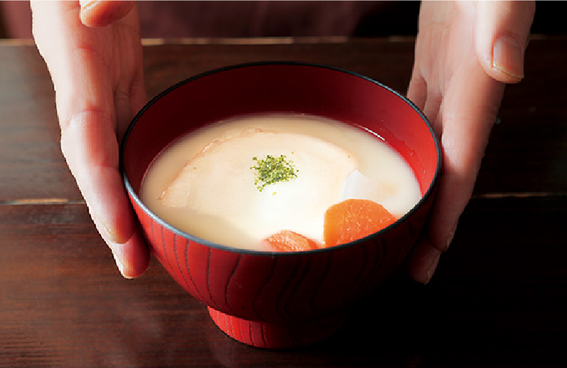 香川県の餡もち雑煮