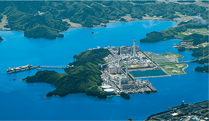 四国電力と電源開発が共同開発した徳島県・橘湾火力発電所