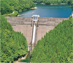 中空重力式 大森川ダム