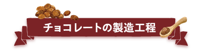 チョコレートの製造工程