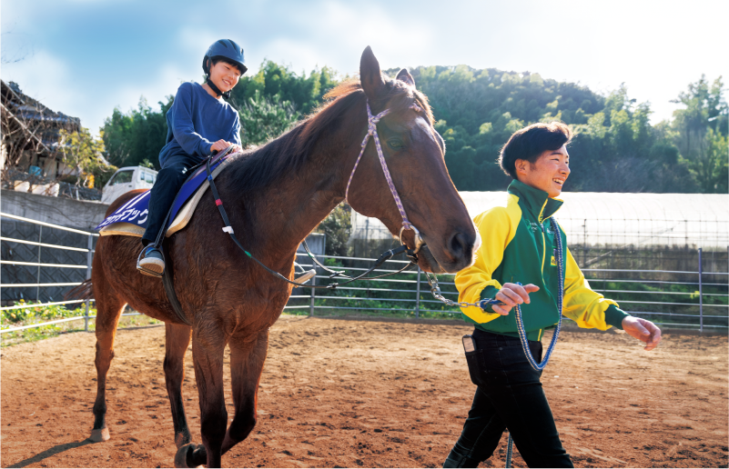 引退馬たちが活躍する「癒やし」のまちをめざして