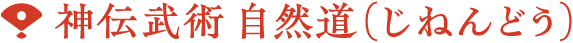 神伝武術 自然道（じねんどう）