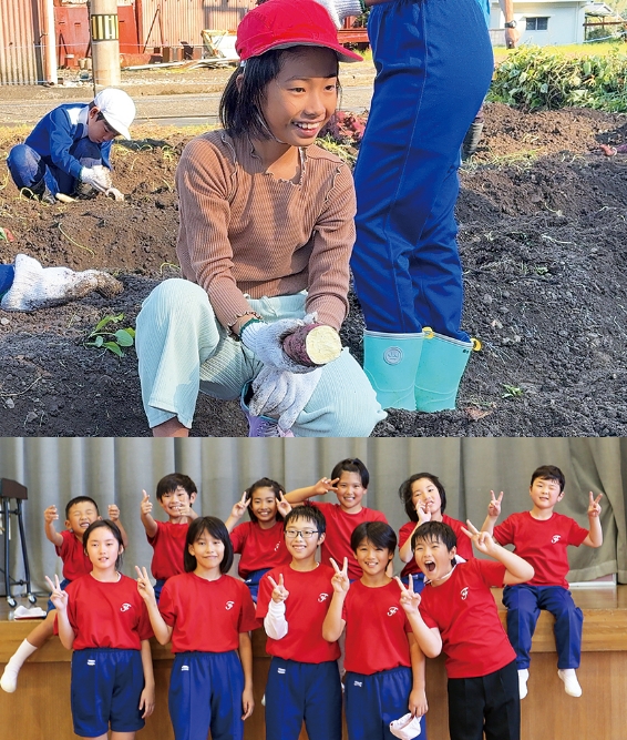 昨年、家族が阿南市への移住を検討する中でデュアルスクールに参加した琴音ちゃん。参加中にできた友だちと過ごせる日も近そう！