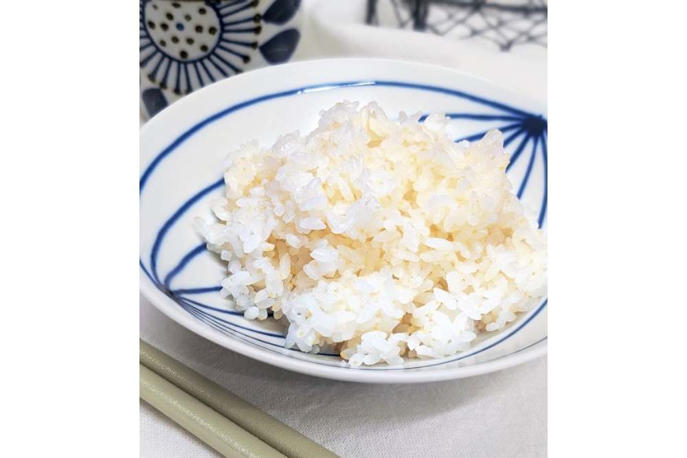袋で作る基本の白ごはん