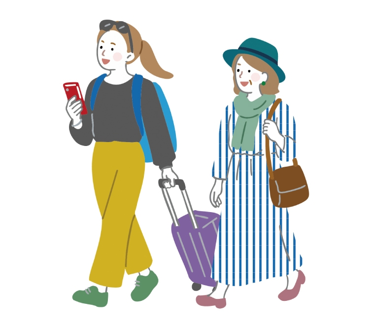母と日帰り旅行に行きたい。どこにしようかな？