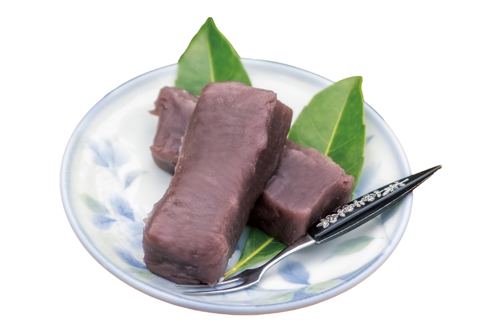 もっちりとした食感と優しい甘味のういろ。かつては各家庭で手作りするのが当たり前だったそう