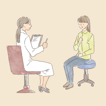 定期検診で早期発見を 女性特有のがん検診を受けていますか?