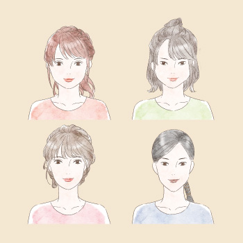 顔タイプ別ヘアスタイル&ヘアアレンジ