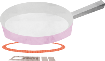 フライパンイラスト