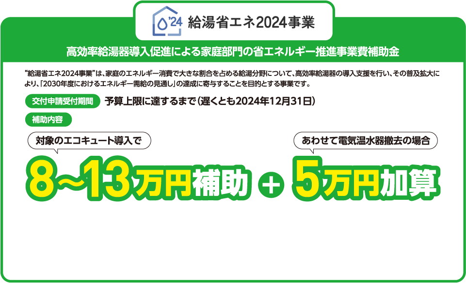 給湯省エネ2024事業