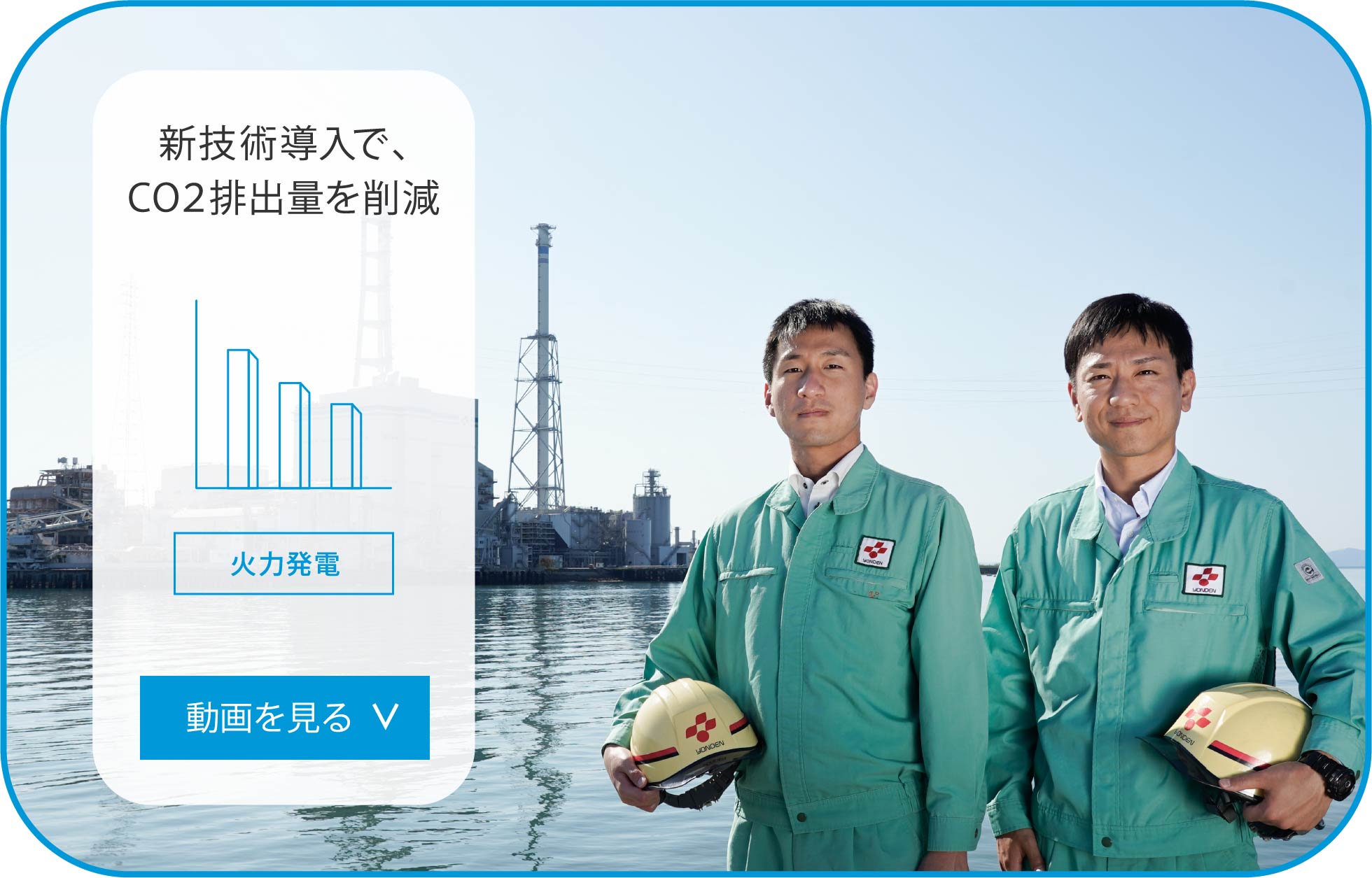 新技術導入で、CO2排出量を削減