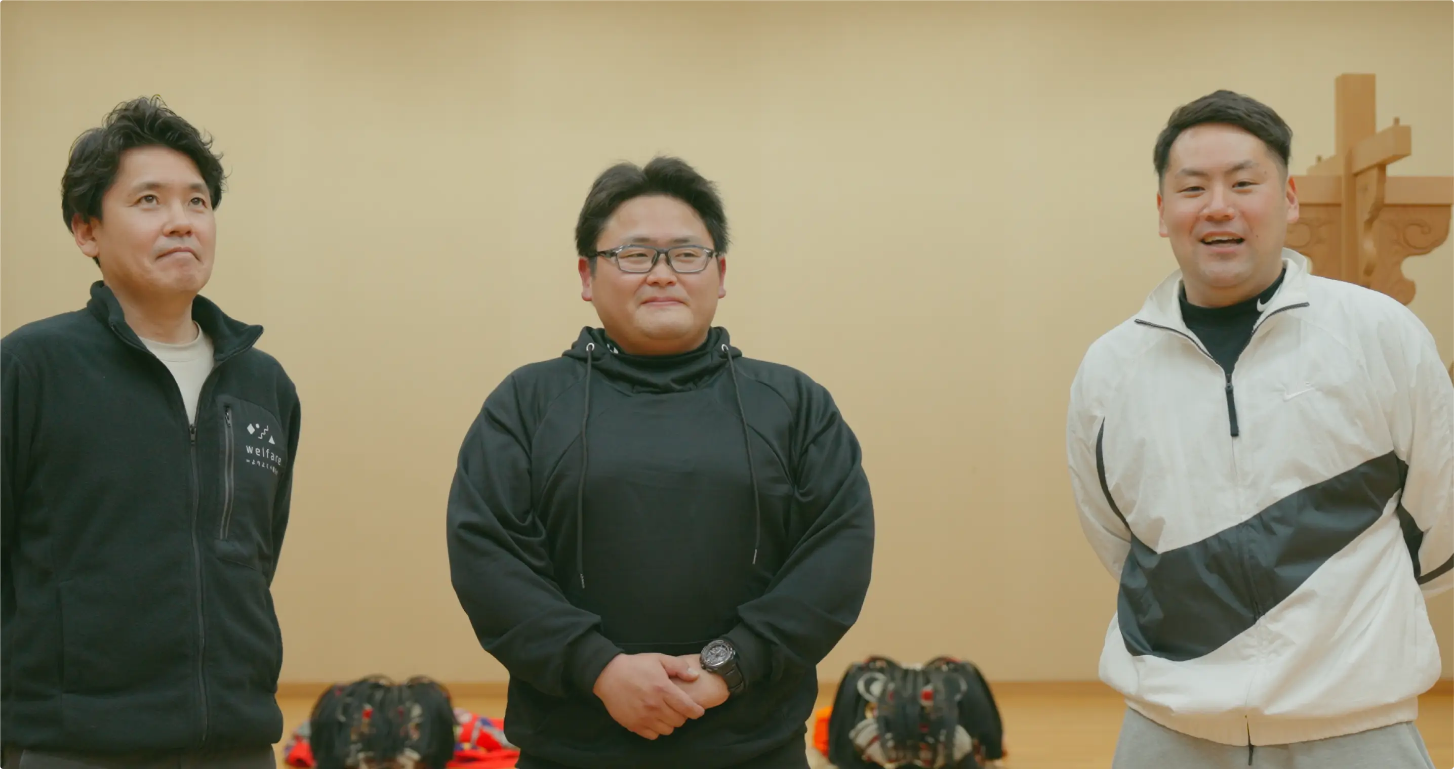 リビング営業部　亀井敬介さんの地元の伝統・獅子舞活動の写真