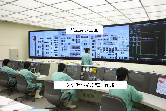 伊方発電所2号機新中央制御盤