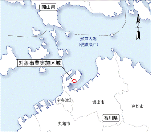 対象事業実施区域の位置