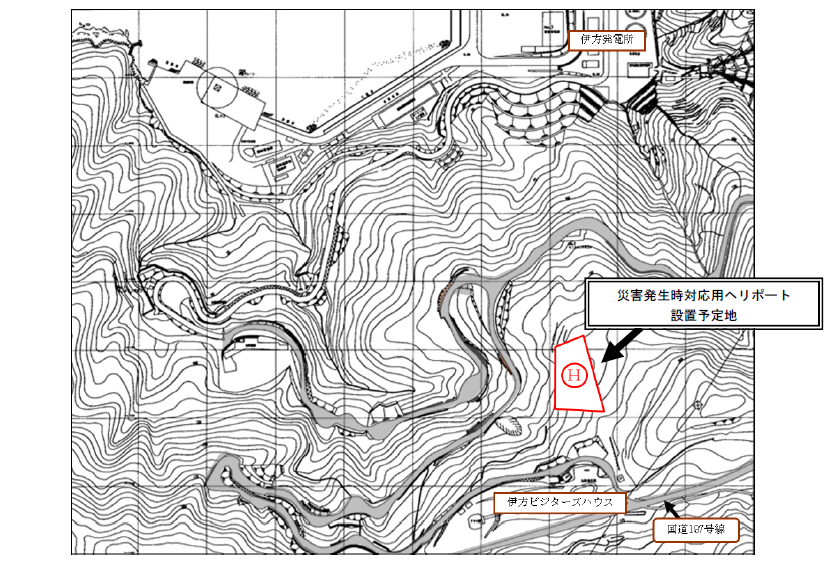 災害発生時対応用ヘリポート設置予定地